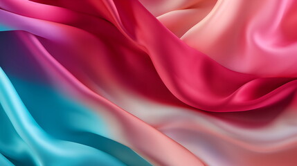 Fototapeta premium beautiful colorful silk background. fulcolor silk with gradient color