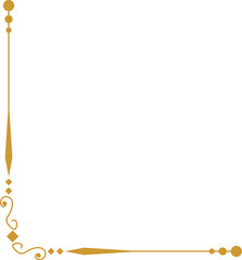 Decorative Line Divider Corner