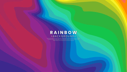 Abstract colorful liquid rainbow background. Multicolored rays concept. Vector illustration.