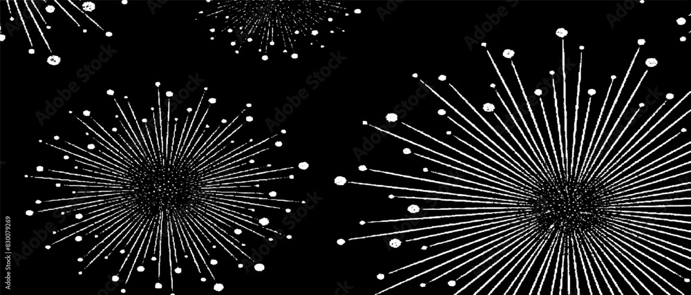 Poster circular starburst explosion texture. distressed uneven grunge background. abstract vector illustrat