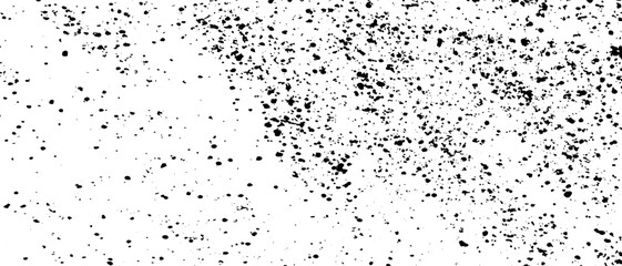 Snow, stars, twinkling lights, rain drops on black background. Abstract vector noise. Small particles of debris and dust. Distressed uneven grunge texture overlay.