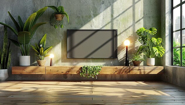 fhoto frame with green wall UHD Wallpapar