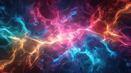 Obraz premium Vibrant Plasma Artistic Design