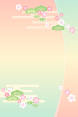 松竹梅背景