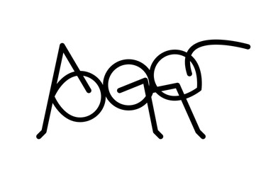 bicolor graphic left  view illustration of an ant