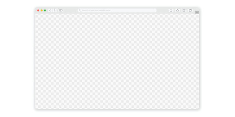 web page mockup with toolbar 