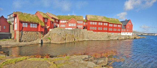 The old town Tinganes  of the capital of the Faroe Islands - Torshavn  © robnaw