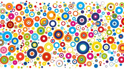Fototapeta premium many circles background, on white background. vector