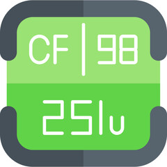 Californium Periodic Table Element Icon
