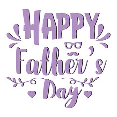 Happy fathers day. Lettering. Holiday calligraphy text