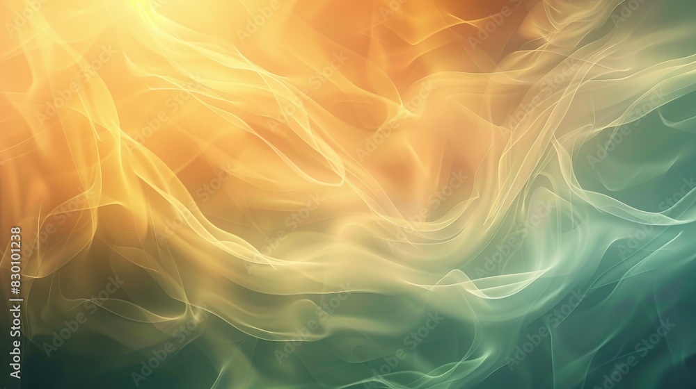 Aufkleber an abstract background with a soft glow and smooth gradients, perfect for creating a serene and mode