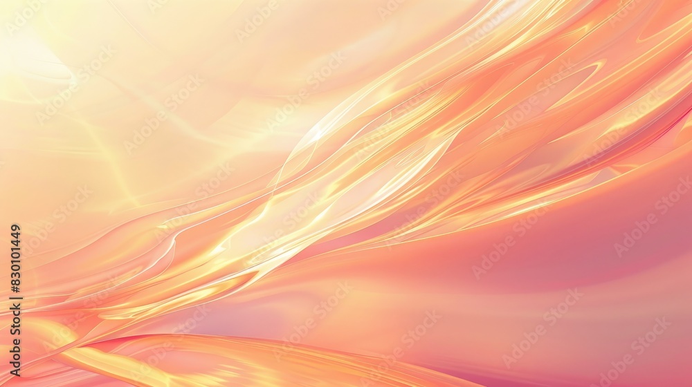 Aufkleber an abstract background with a soft glow and smooth gradients, perfect for creating a modern and sere