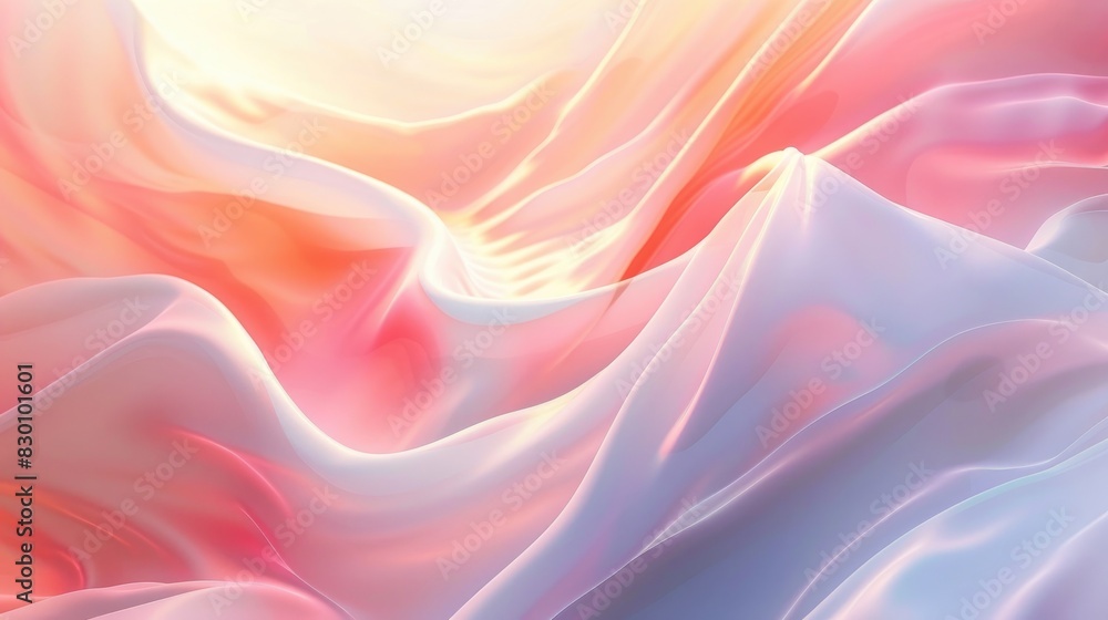 Aufkleber an abstract background with a soft glow and smooth gradients, perfect for creating a modern and sere