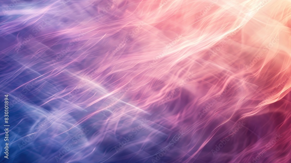 Poster an abstract background with delicate light rays creating a sense of tranquility and peace