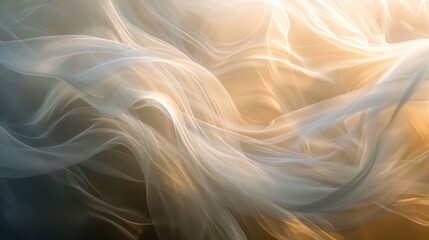 Fototapeta premium An abstract background with soft, flowing light creating a sense of movement and tranquility, no people