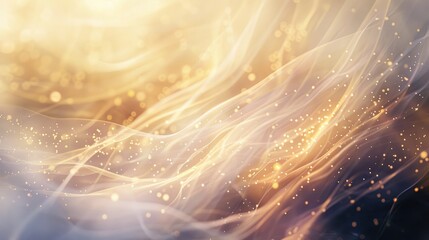 An ethereal abstract background with soft light flares and a glowing effect, evoking a sense of wonder and peace