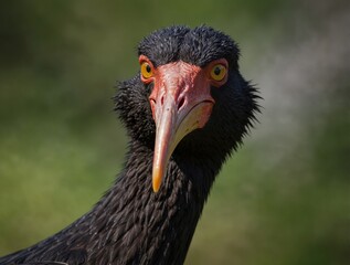 close up of a ostrich