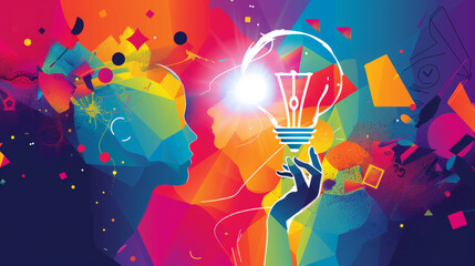 Obraz premium Creative idea concept 