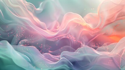 Fototapeta premium Gradient and textures in dreamy spring background background