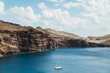 Point of Saint Lawrence on Madeira, Portugal