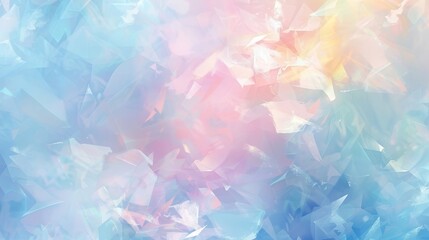 Elegant spring mosaic: blue pink yellow background