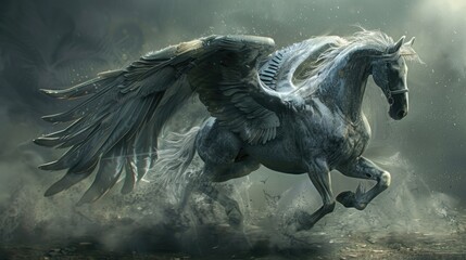 Obraz premium Winged Horse