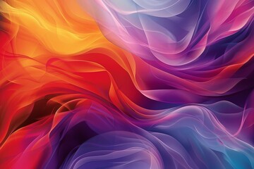 Obraz premium Colorful Wavy Background