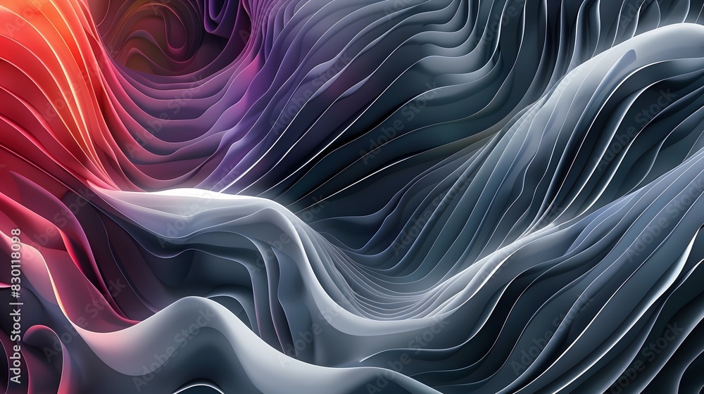 Poster - versatile image suitable for neural networks, ai, digital storage, and more., a captivating backdr