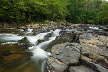 Waterfall over Rocks