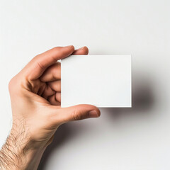 Obraz premium A blank business card as a mockup
