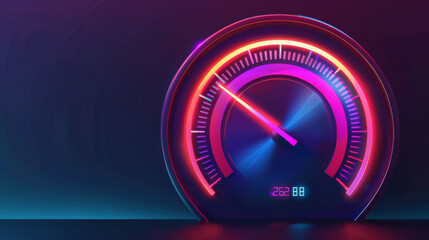 Speedometer and dashboard indicators