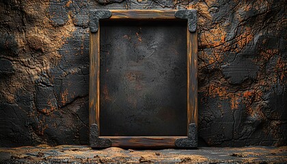 postr black frame UHD Wallpapar