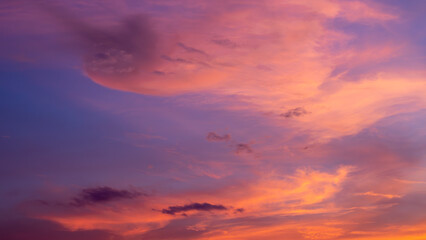 Beautiful clouds and sky background