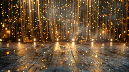 golden wedding, birthday, gold, glitter, sun, copy and text space, 16:9
