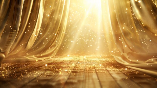 golden wedding, birthday, gold, glitter, sun, copy and text space, 16:9