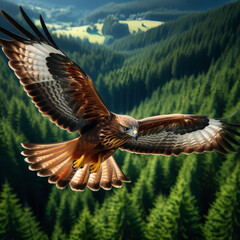 eagle in flight