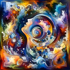 abstract fractal background