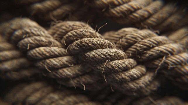 3D render of Rope 3d render texture Pbr style