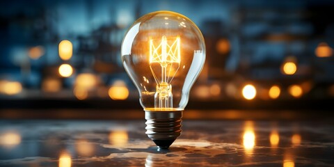 Revolutionary Light Bulb Technology: Combining Creativity and Functionality. Concept Lighting Design, Energy Efficiency, Innovative Technology, Creative Solutions, Sustainable Living