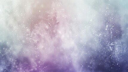 Fototapeta premium Winter abstract with lavender mint grey blend misty textures and luminous particles wallpaper