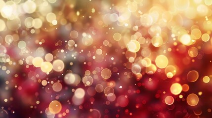 Obraz premium Christmas wallpaper with gold silver and red translucent layers wallpaper