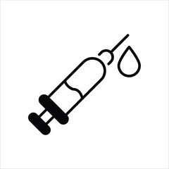 Syringe vector icon