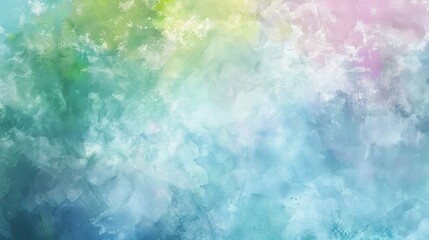 Fototapeta premium Dreamy abstract with blues pinks and greens springtime impressions wallpaper