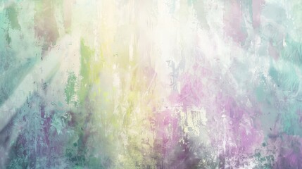 Obraz premium Dreamy abstract with pastel lemon mint and purple light effects wallpaper