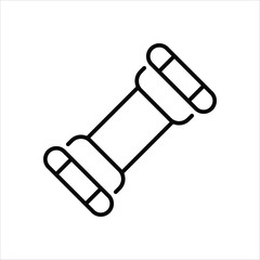 Resistance Band vector icon