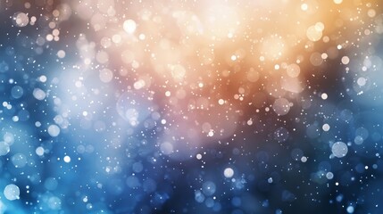 Midnight blue sparkling silver and soft ivory abstract with gradient transitions light flares and snowy evenings wallpaper