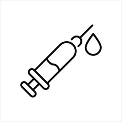 Syringe vector icon