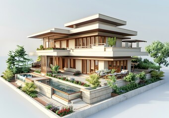 Fototapeta premium Modern House
