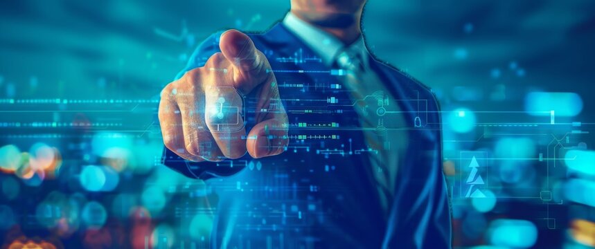 Executive focusing on professional growth and skill enhancement