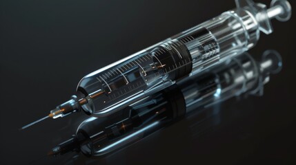 Syringe medical object generated by AI